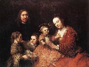 REMBRANDT Harmenszoon van Rijn Family Group Sweden oil painting reproduction